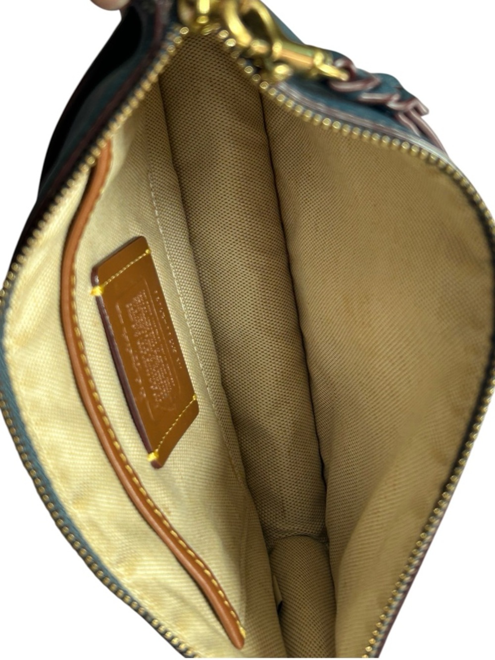 COACH 1941 Grommet Links Glovetanned Leather Soho Crossbody/Wristlet/Clutch - Picture 14 of 15